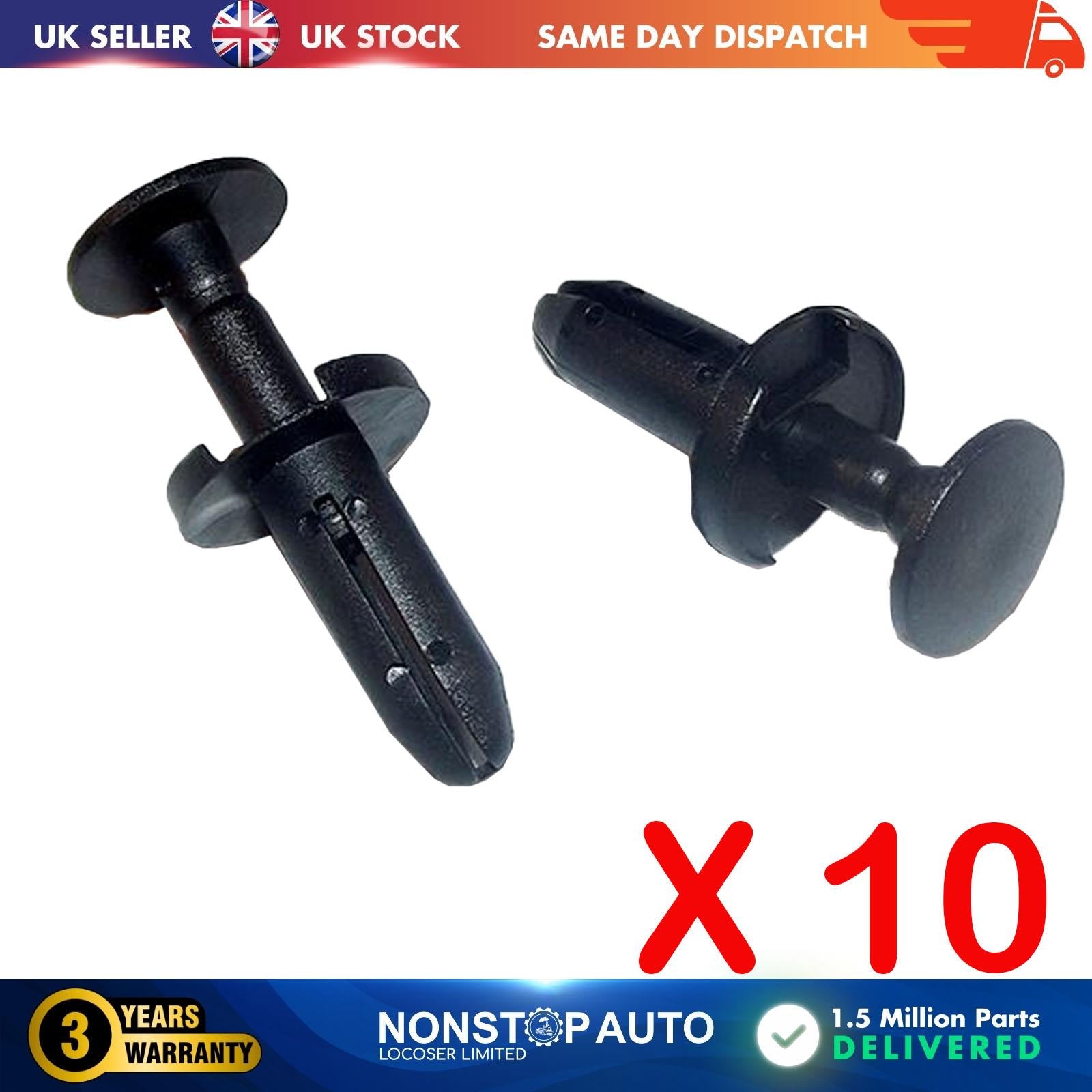 10X Hood Bonnet Washer Reservoir Retainer Clips For CHRYSLER 300C FIAT Freemont Thema 6504521