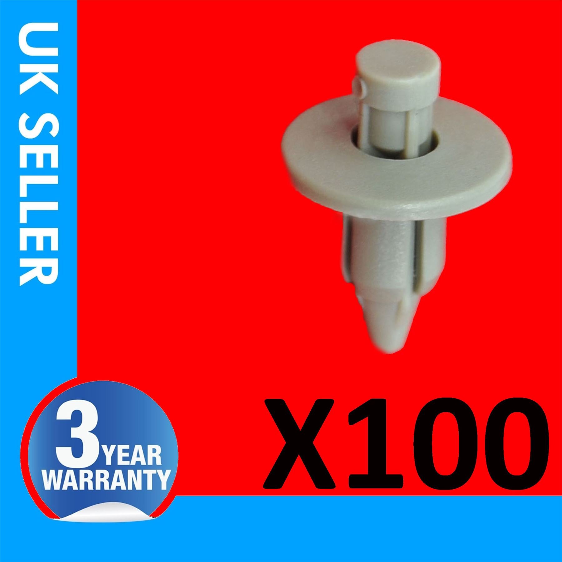 100X For Toyota Hyundai Suzuki Mazda Side Moulding Panel Clips 0940907308T01
