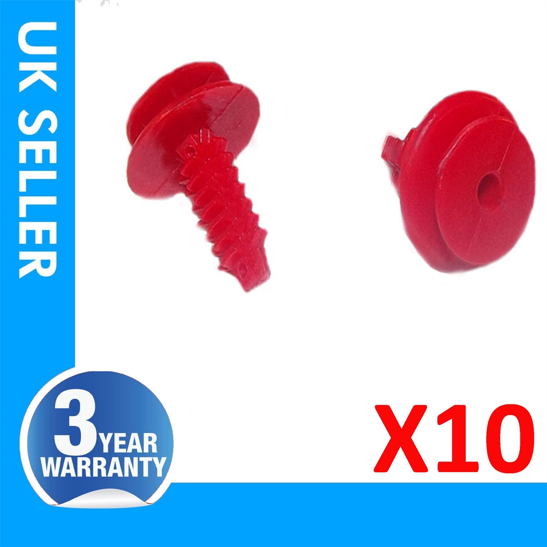 10X Fits Lancia Delta Thesis Ypsilion Iveco Door Moulding Panel Clips