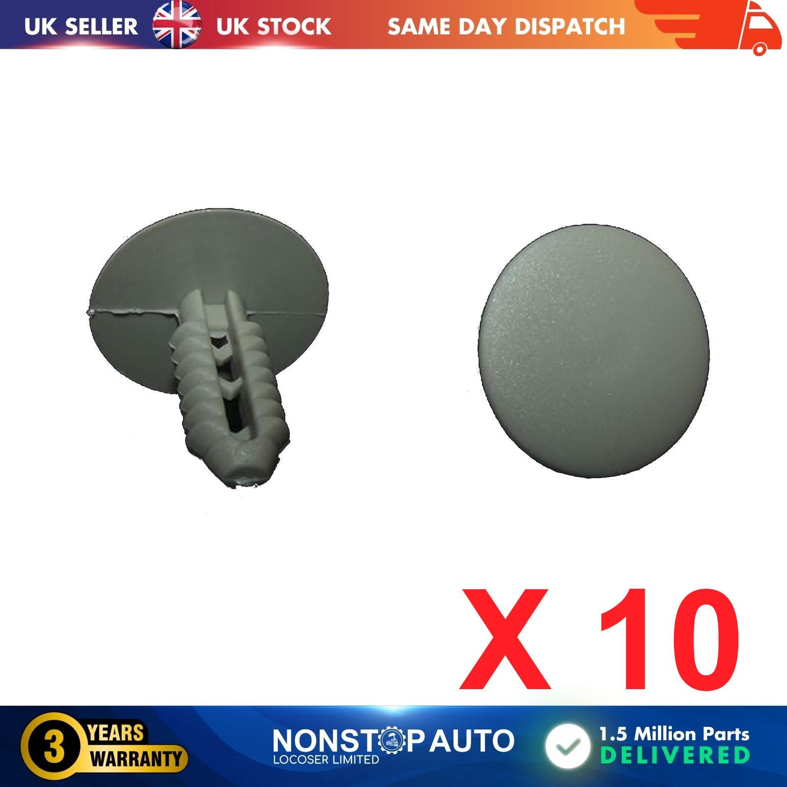 10X Trim Panel Retainer Clips For UNIVERSAL S-1698