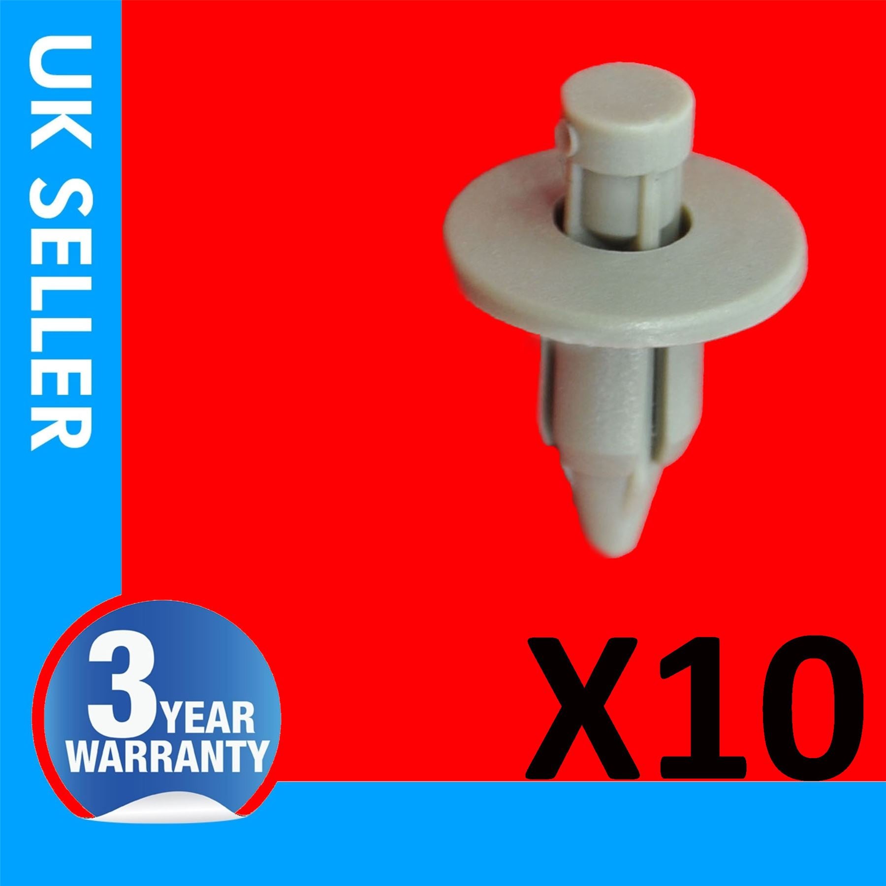 10X For Toyota Hyundai Suzuki Mazda Side Moulding Panel Clips 0940907308T01