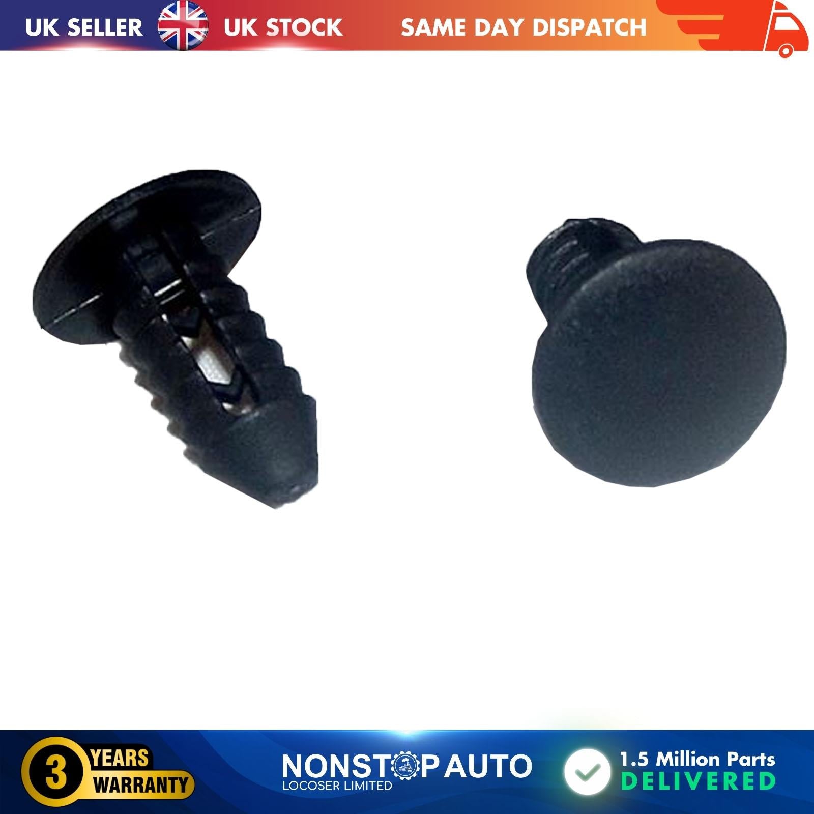 10X Bumper Fender Trim Panel Retainer Clips For FIAT 51701542