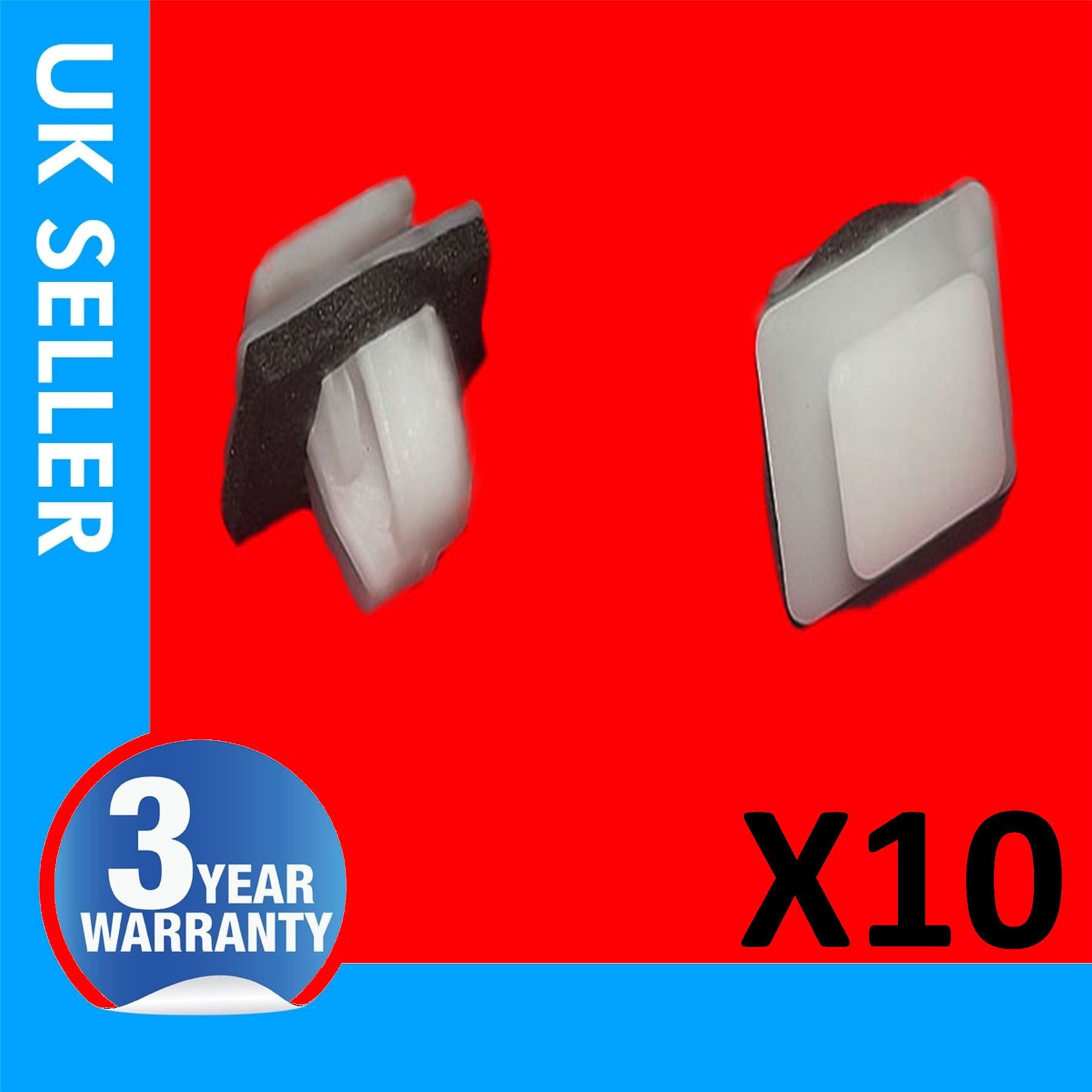 10X  Fits Hyundai Sonata Hybrid Kia Sorento Sportage Door Moulding Panel Clips