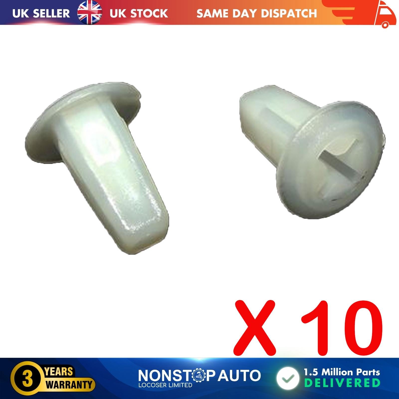 10X Bumper Bonnet Fender Trim Seal Clips For HYUNDAI i10 II i20 I II