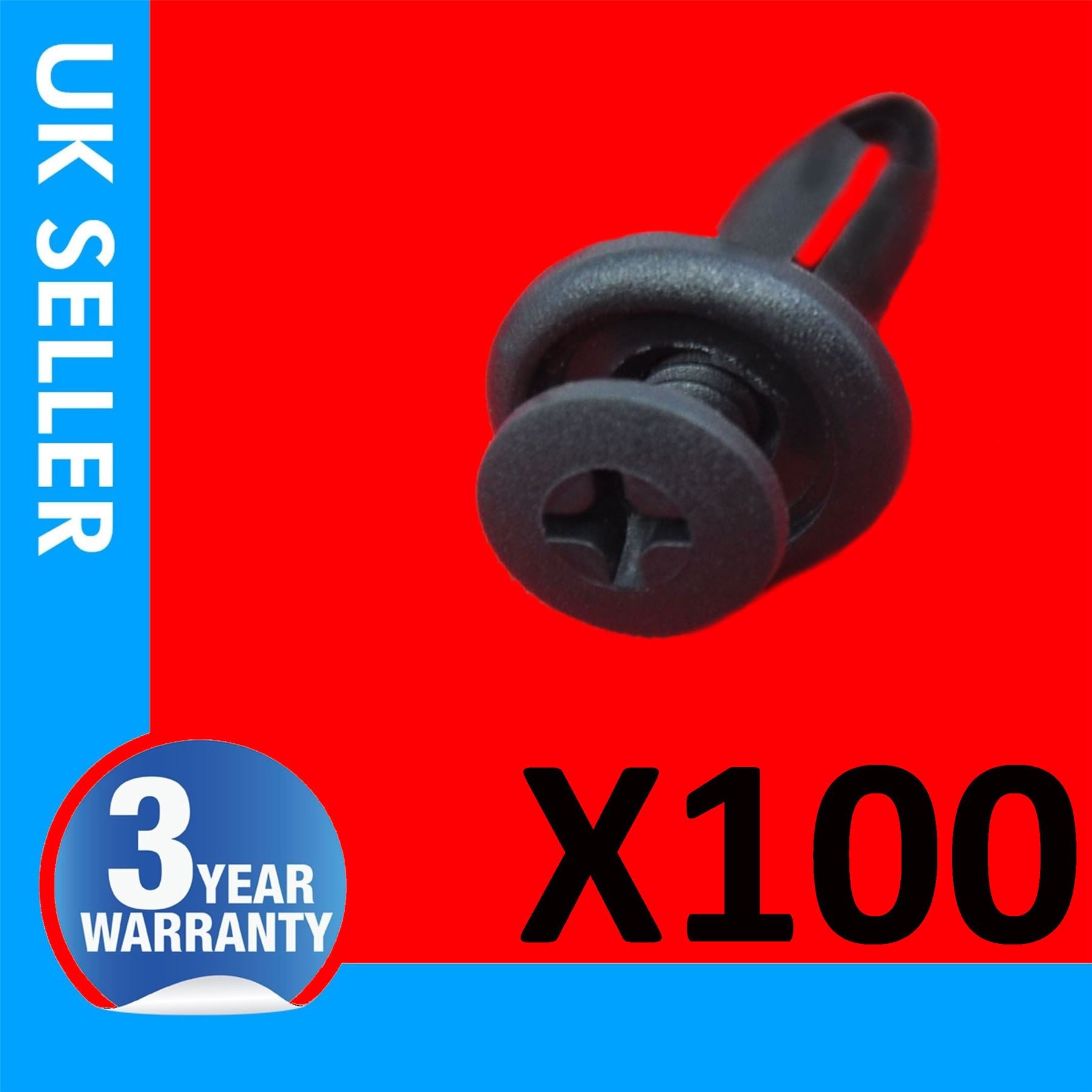 100X For Ford Mondeo Kombi Puma Sun Visor Mount Bracket Clips