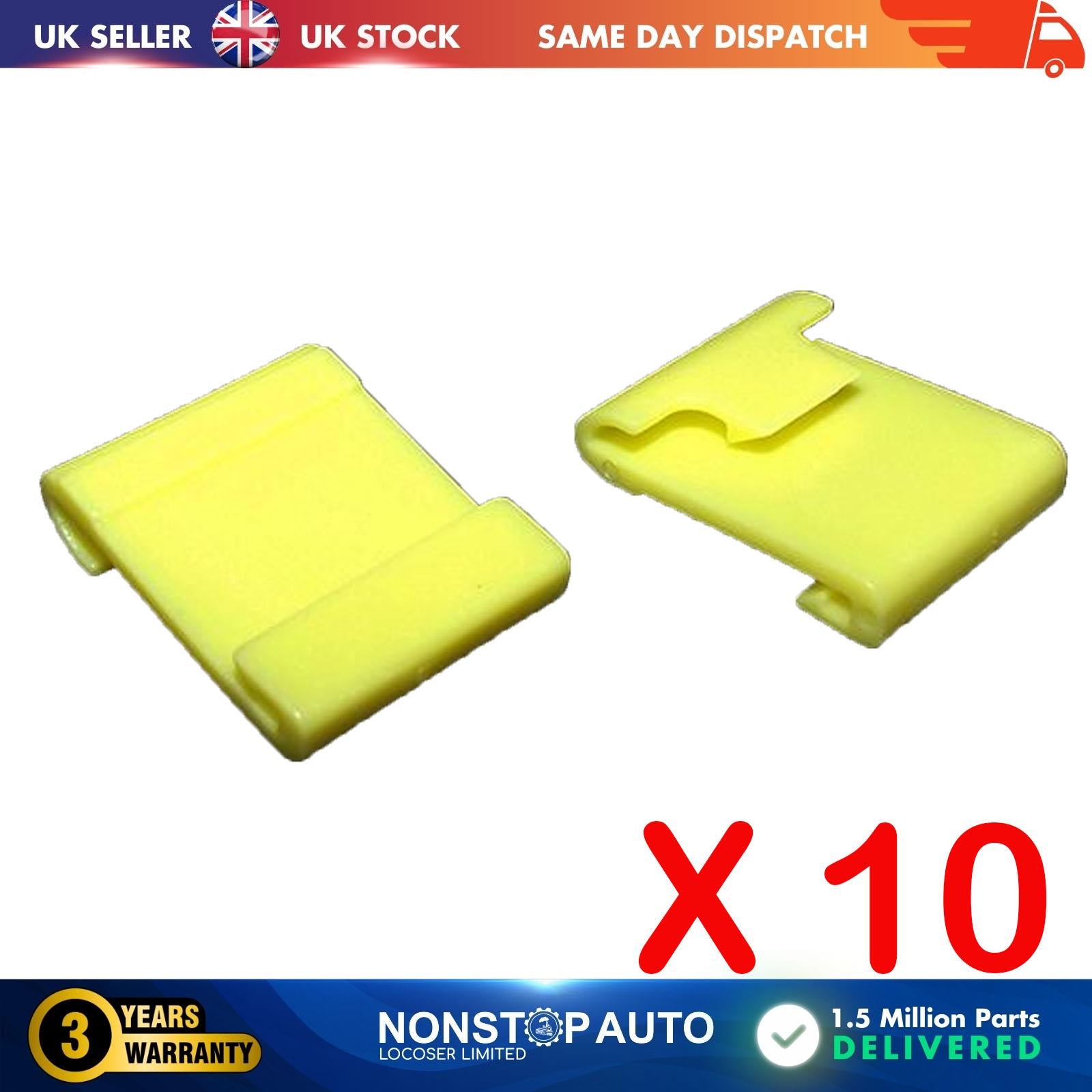 10X Bumper Door Panel Moulding Trim Clips For HYUNDAI 83219-29001