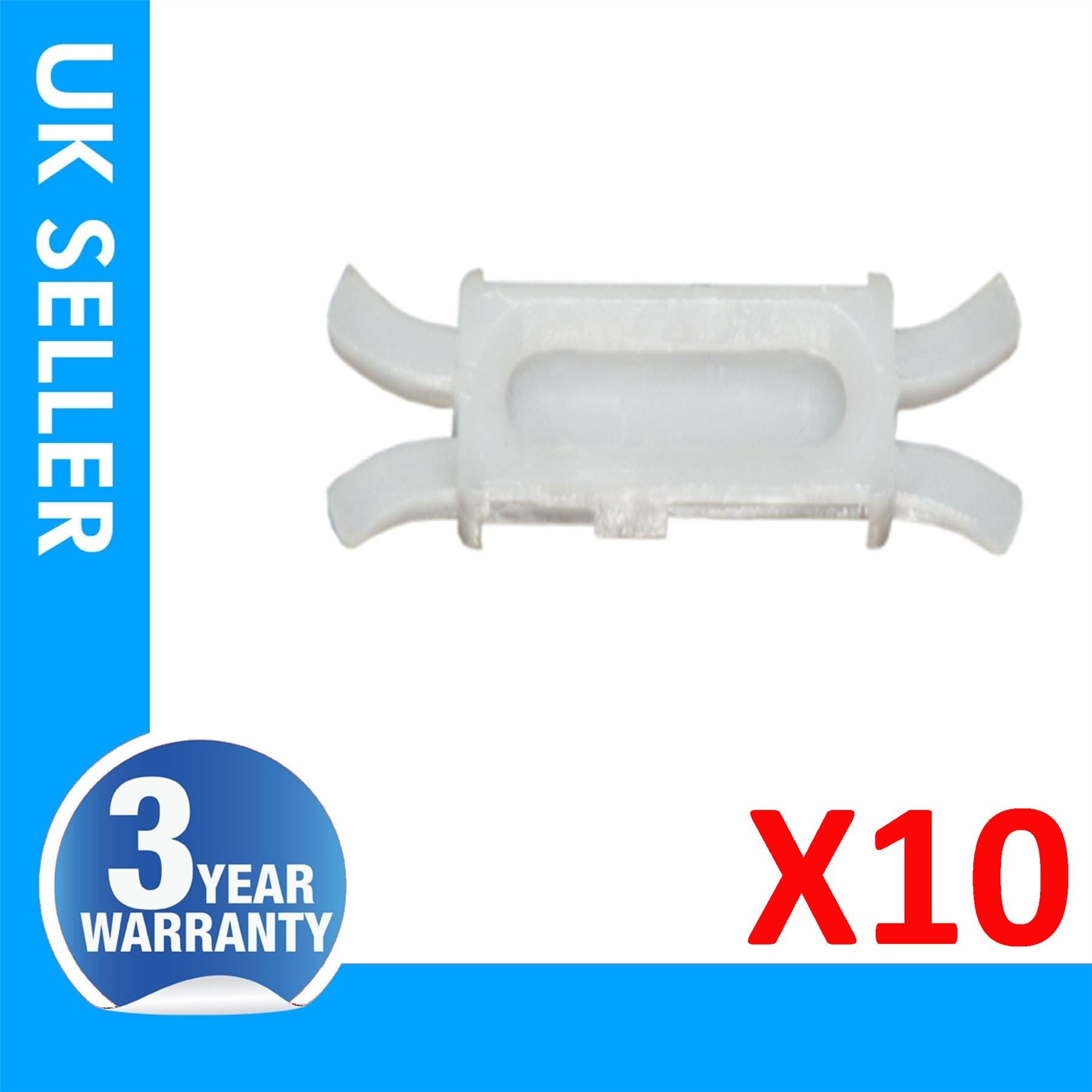 10X for Renault Clio R19 Fiat Palio Siena Albea WINDOW SIDE WINDSCREEN MOULDING PANEL TRIM CLIPS