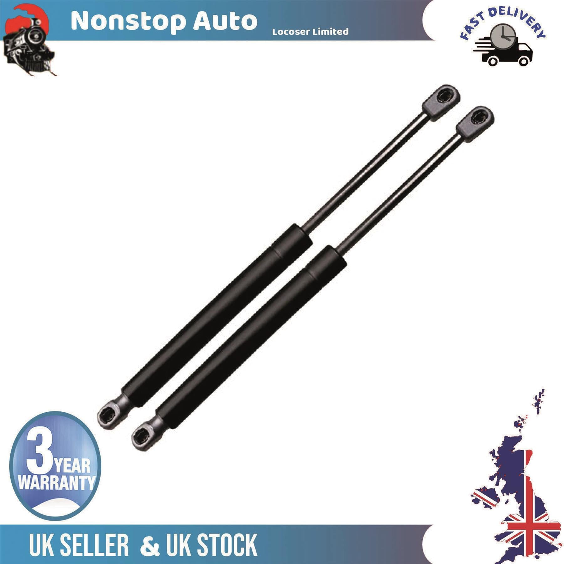 2X Trunk Shock Absorber Fits FORD Transit Custom V 362 BK21V406A10AB
