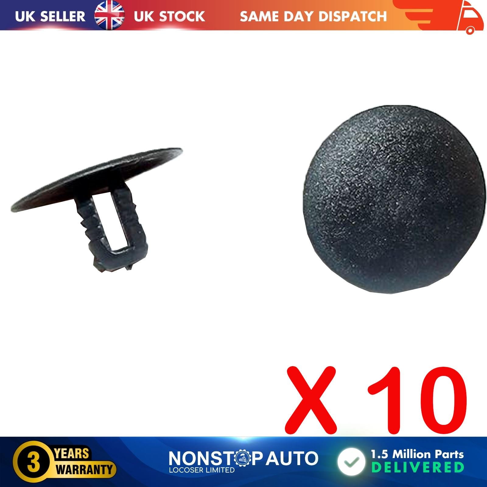 10X Hood Insulation Trim Retainer Clips For FORD Focus I KA Mondeo I II III Puma