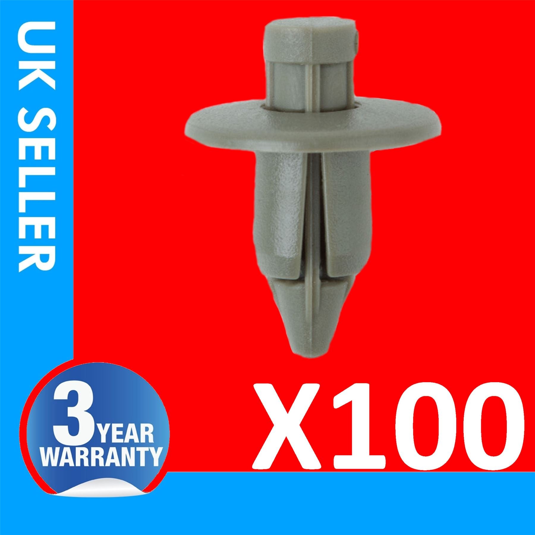 100X For Subaru Kia Side Moulding Panel Clips