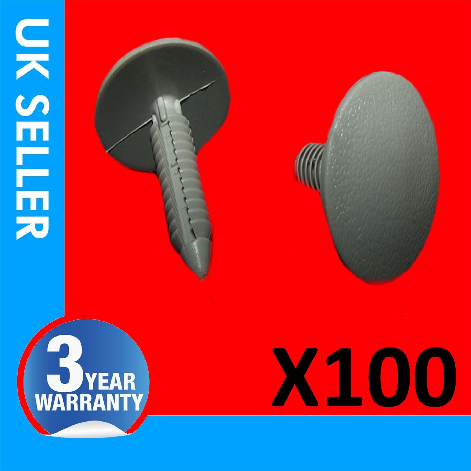100X FOR FORD TRANSIT CONNECT WHEEL ARCH COVER SPLASHSHIELD PANEL RETAINER Clips
