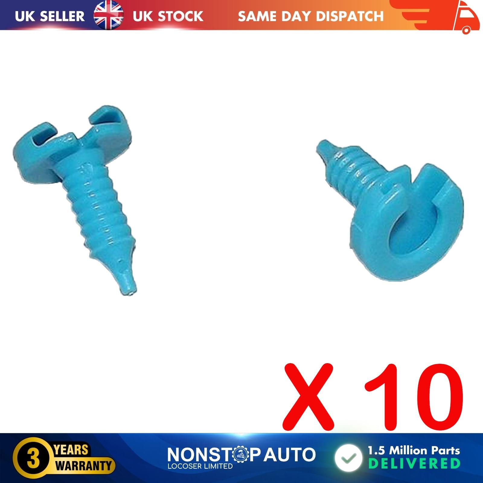 10X Door Card Trim Panel Carpet Retainer Clips For LAND ROVER MWC9134