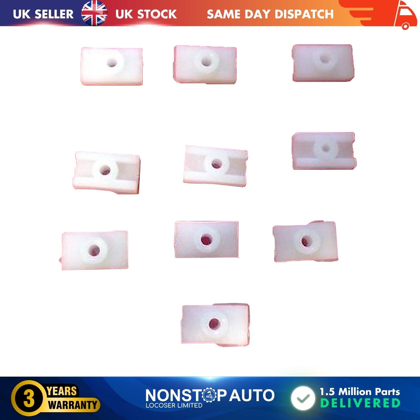 10X Door Moulding Clips - Door Panel Trim Clips For FIAT Doblo 14671