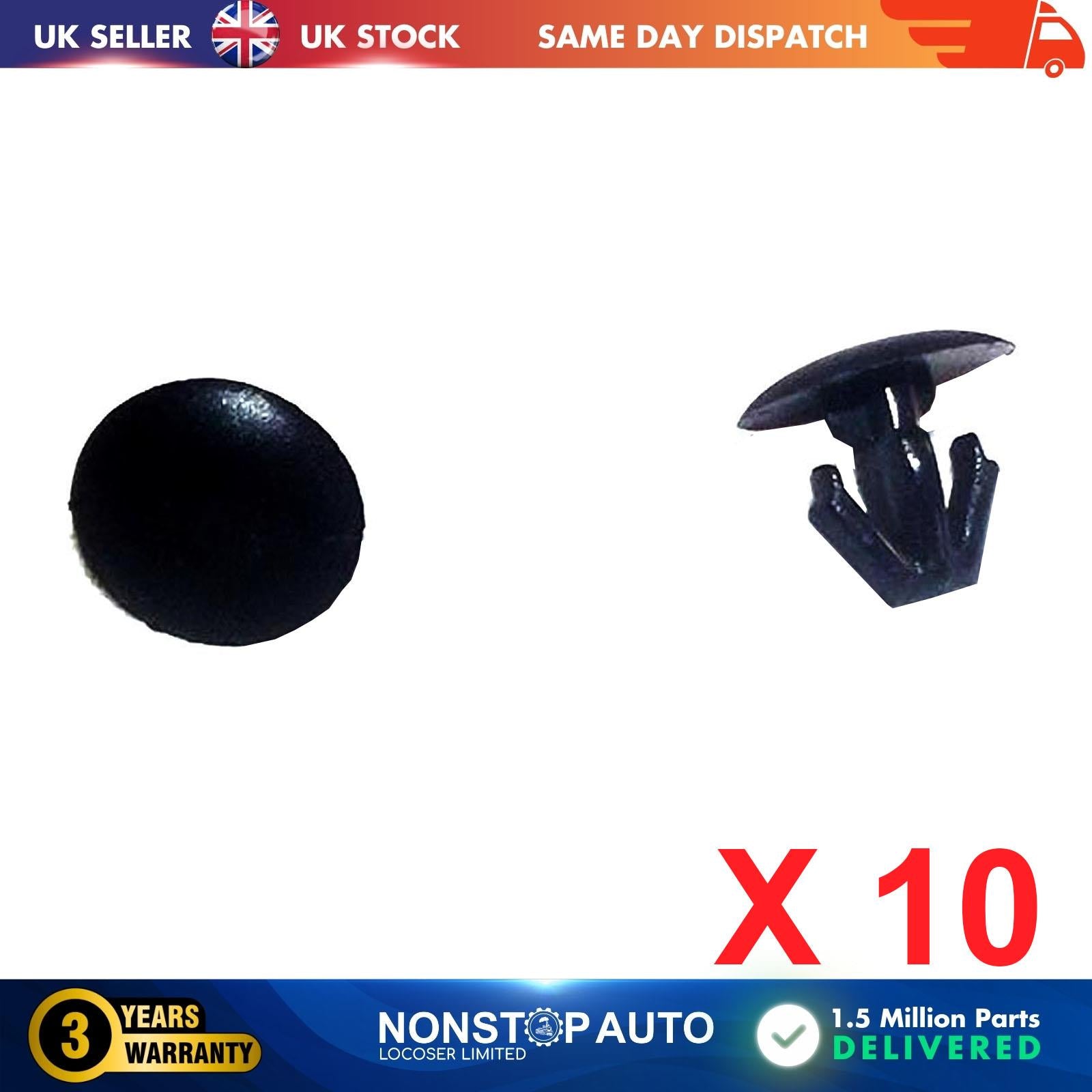 10X Weatherstrip Hood Trunk Trim Retainer For HONDA Insight Integra Legend IV