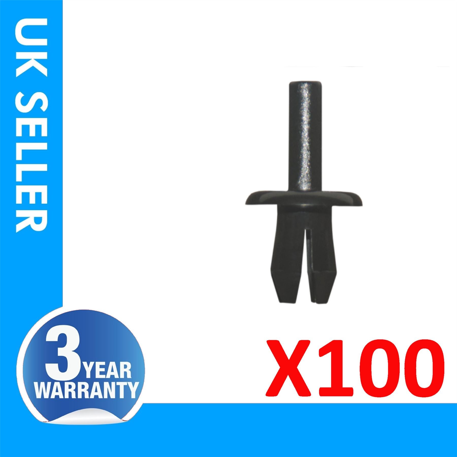 100X For Fiat  Alfa Romeo  Lancia Wheel Arch Splash Panel Moulding Clips 5962559