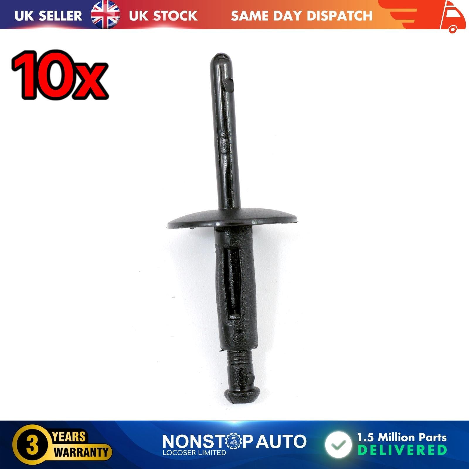 10X Wheel Arch Moulding Panel Trim Clips Fits BMW E90-E91 Z4 E85-E86 X3-X5-X6