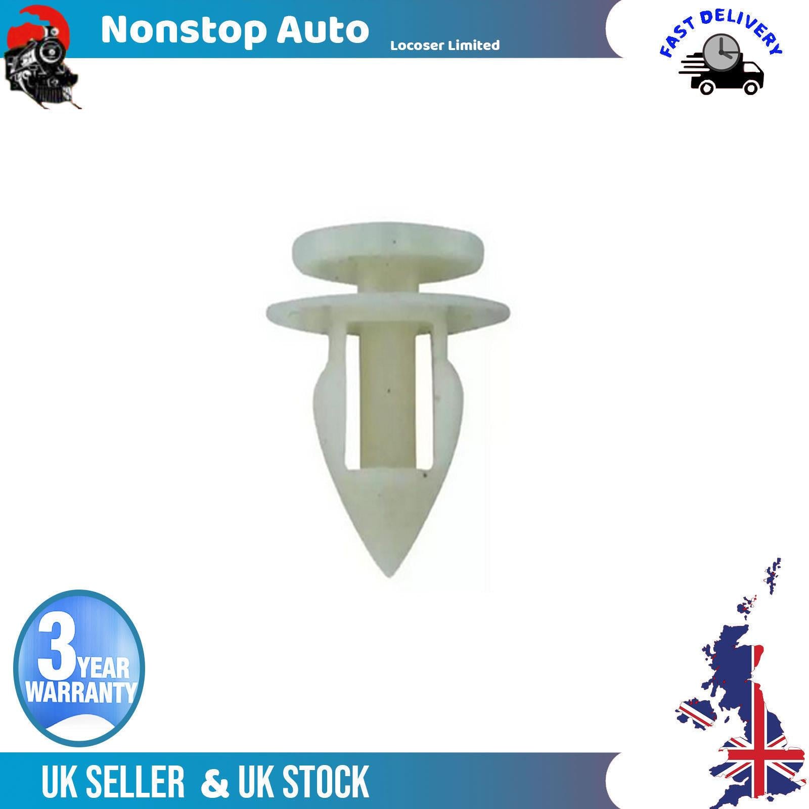 10X Rocker Door Panel Trim Moulding Insert Clips RENAULT R/9 97 M. BROADWAY