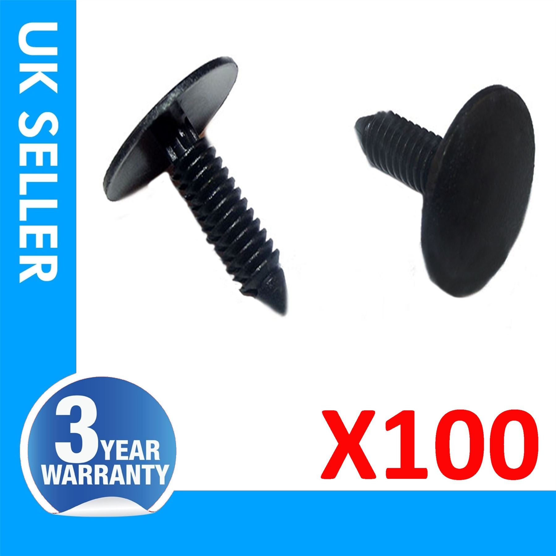 100X FOR VW SEAT SKODA AUDI SPLASH SHIELD WHEEL ARCH COVER RETAINER Clips