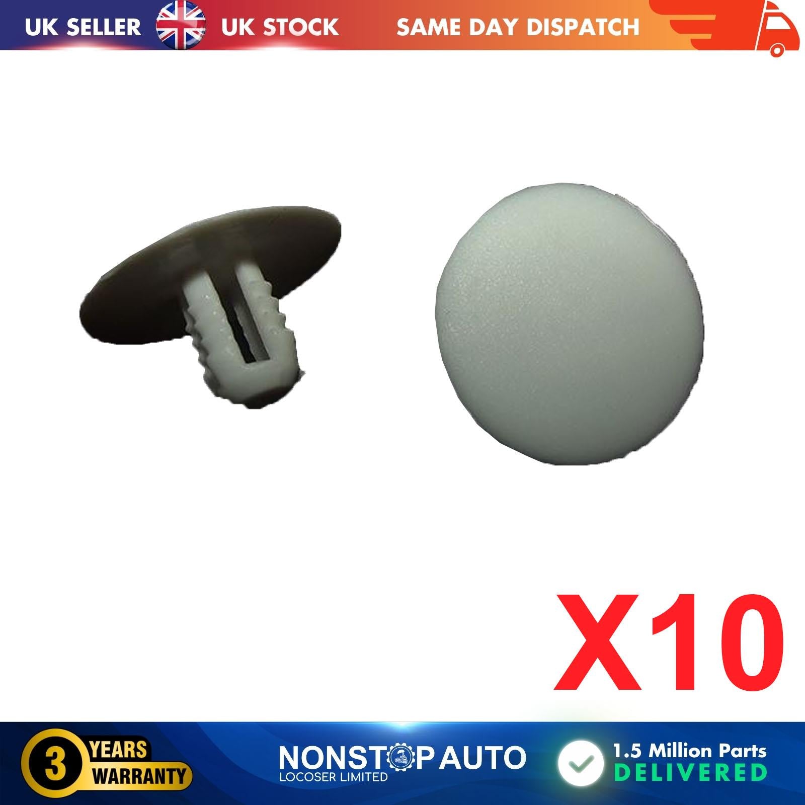 10X Carpet Mat Bonnet Insulation Air Intake Trim Clips For FORD Cougar Courier Ecosport Escort VI Fiesta III IV V VI Focus I Ka Street Ka Mondeo I II III Puma Tourneo Transit W700671