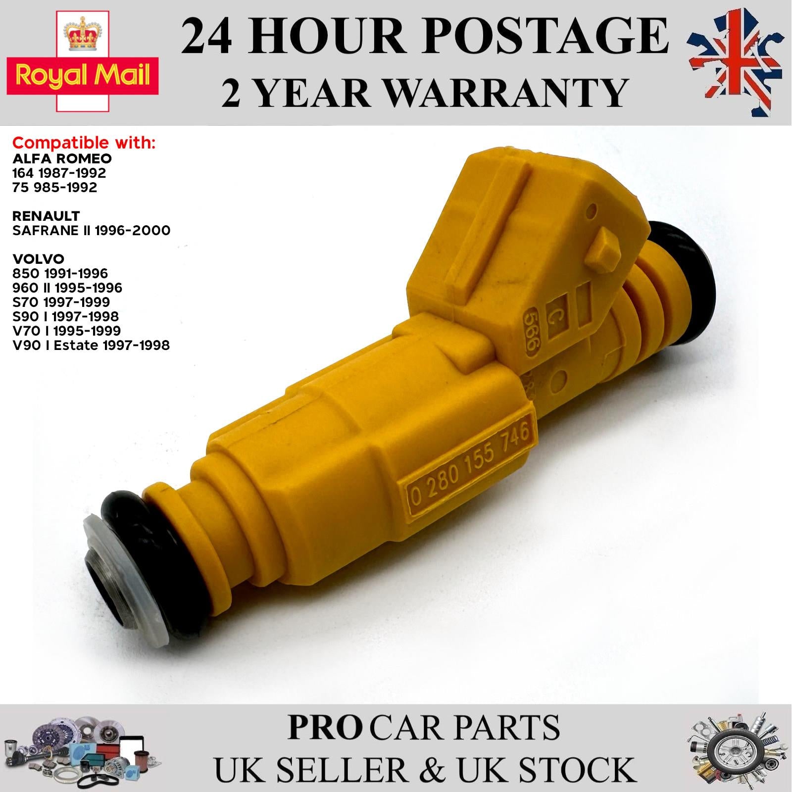Fuel Injector For RENAULT Safrane II VOLVO 850 960 II S70 S90 V70 V90 ALFA ROMEO