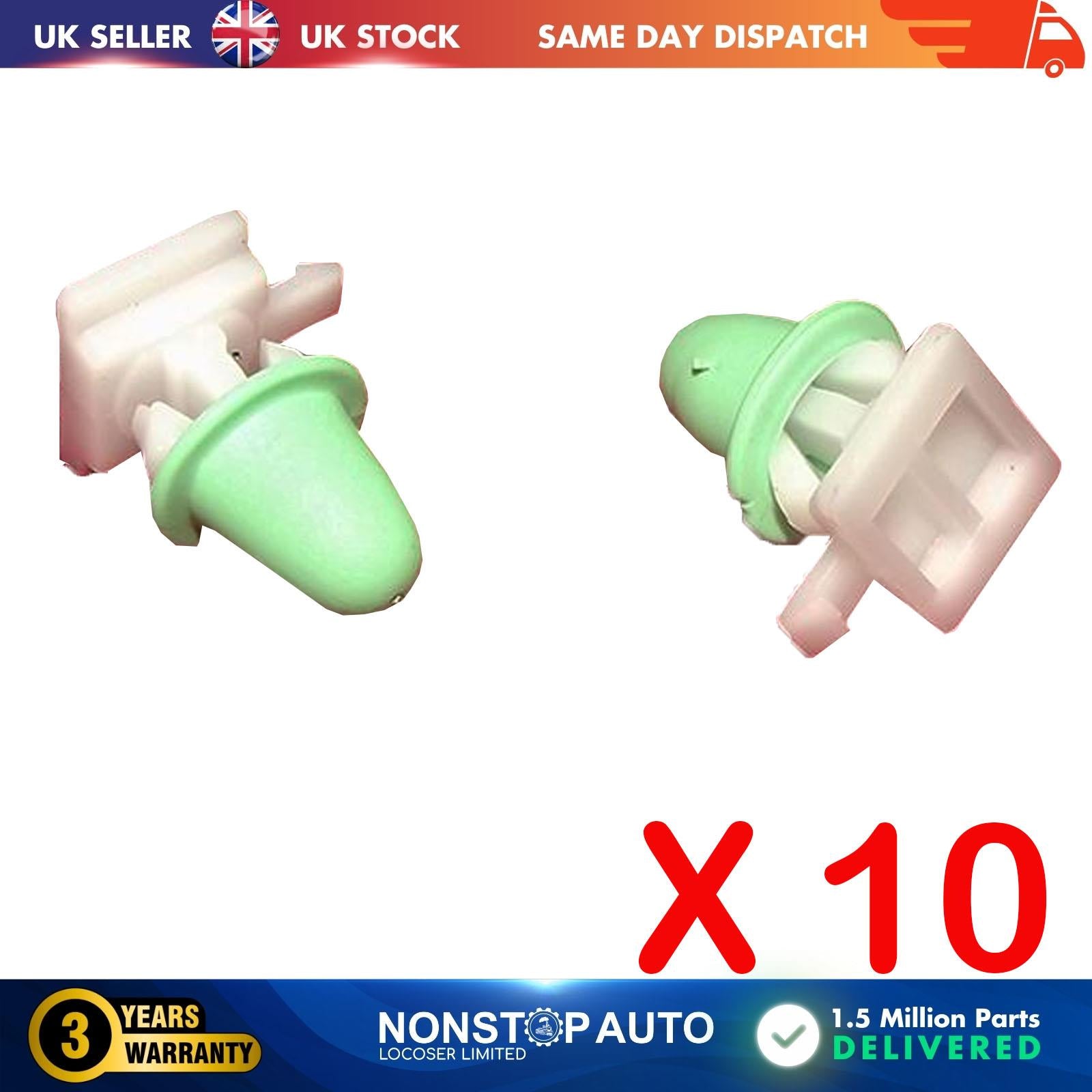 10X Side Moulding Trim Clips For VW Passat B5 3A0853575A