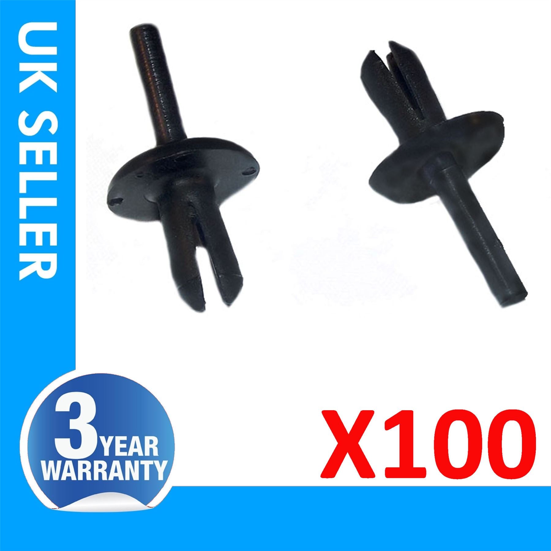 100X For Mercedes A Series Volvo 740 Vauxhall Opel Wheel Arch Moulding Panel Splash Guard Clips 0009904529