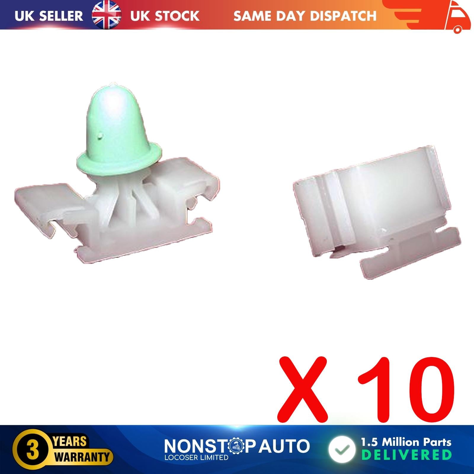 10X Door Bumstrip Side Moulding Clips For BMW 51132251394