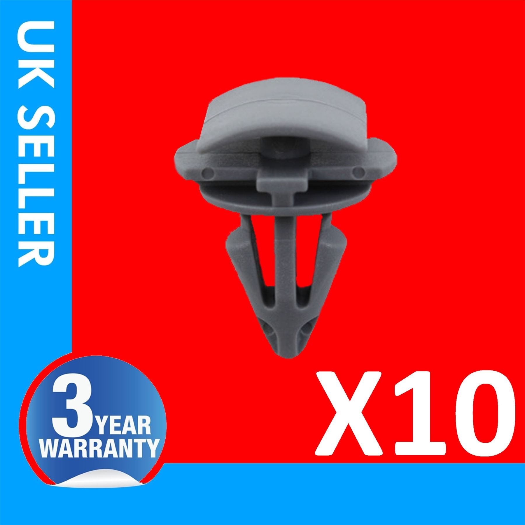 10X DOOR CARD TRIM PANEL MOULDING CLIPS FOR SKODA YETI 3C0853585