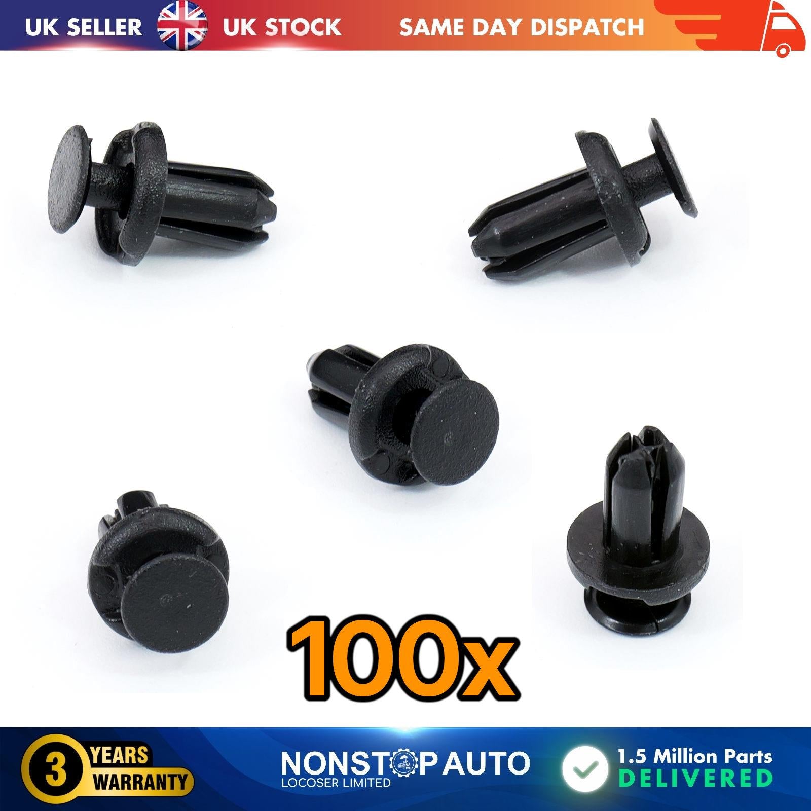 100x Front Bumper Clips For CITROEN TOYOTA Lexus Auris 90467-05170