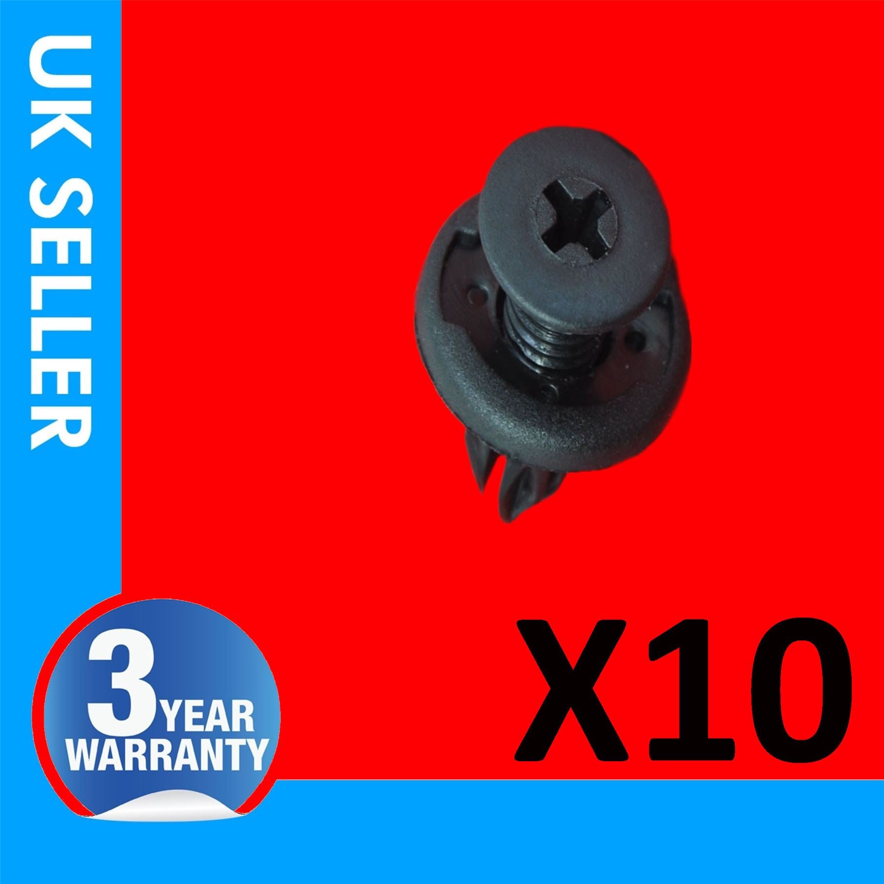 10X For Honda Civic Concord  Bumper Grill Strip Panel Trim Clips 91503-SP0-00