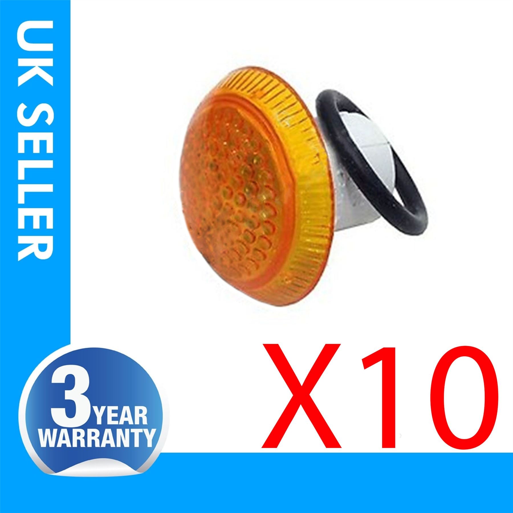 10X Wing Mirror Side indicator Light Lens Fits Ford Transit Courier 4T1613K376AA