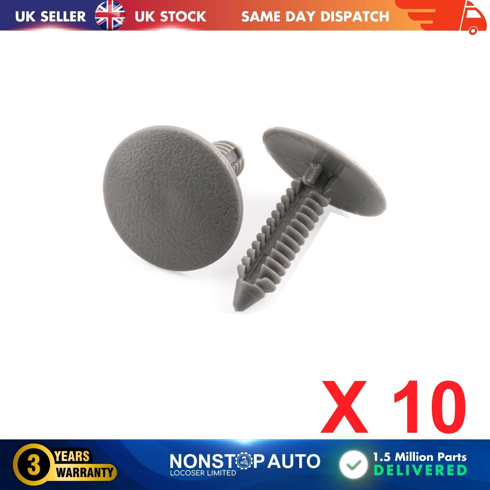 10X Bumper Trim Panel Retainer Clips For FORD Transit Tourneo Connect W706635
