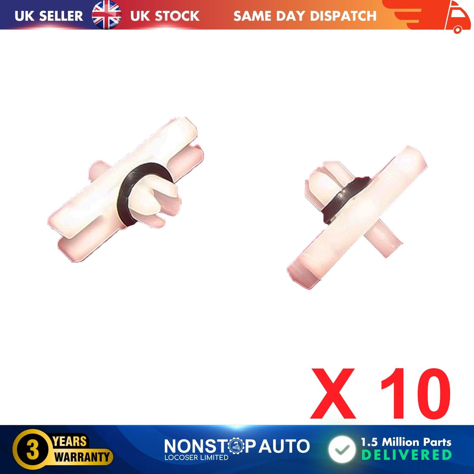 10X Body Side Door Moulding Trim Clips For AUDI 80 VW Jetta I Golf I 113853585C