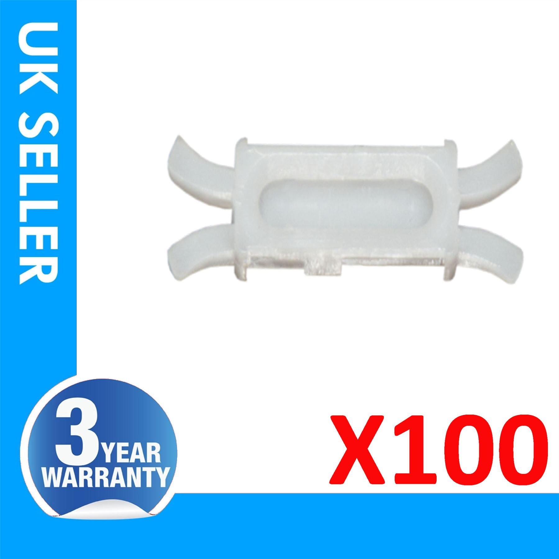 100X For Renault Clio R19 Fiat Palio Siena Albea Window Side Windscreen Moulding Panel Trim Clips