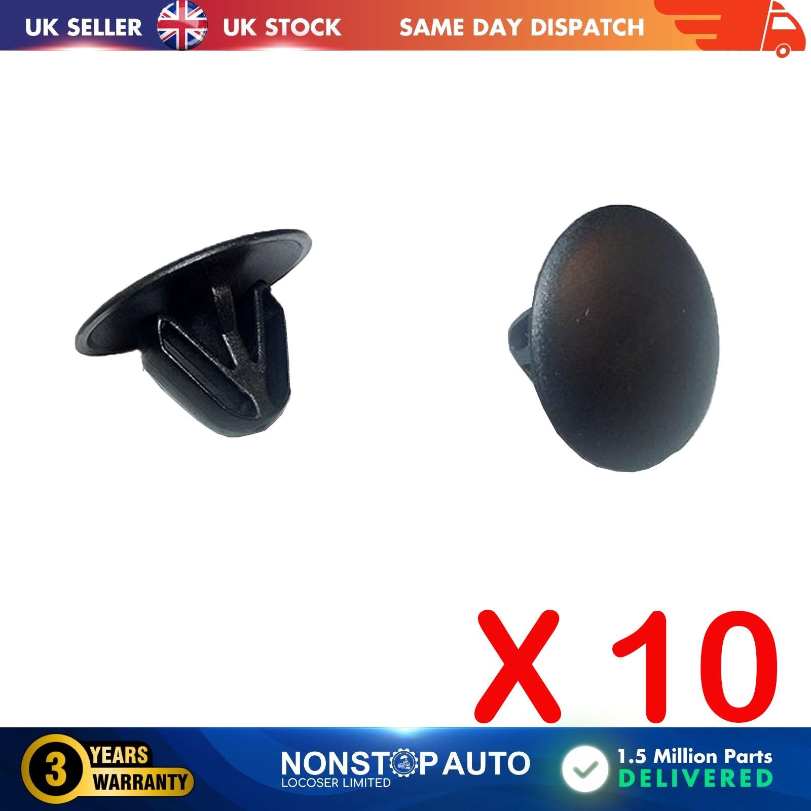 10X Body Trim Panel Clips For ALFA ROMEO FIAT LANCIA 7637466