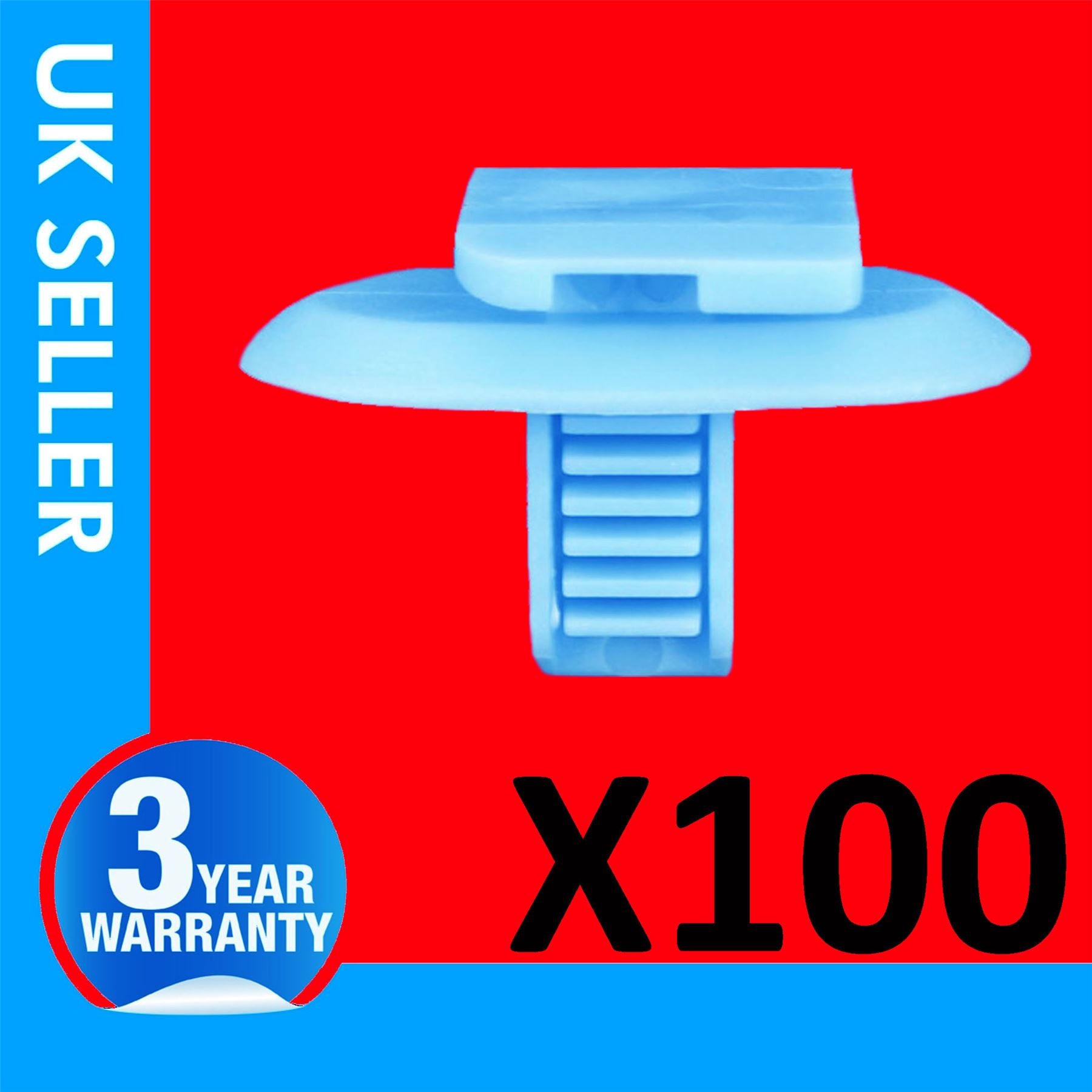 100X For Citroen Nemo Fiat Fiorino Qubo Windscreen Moulding Panel Trim Clips