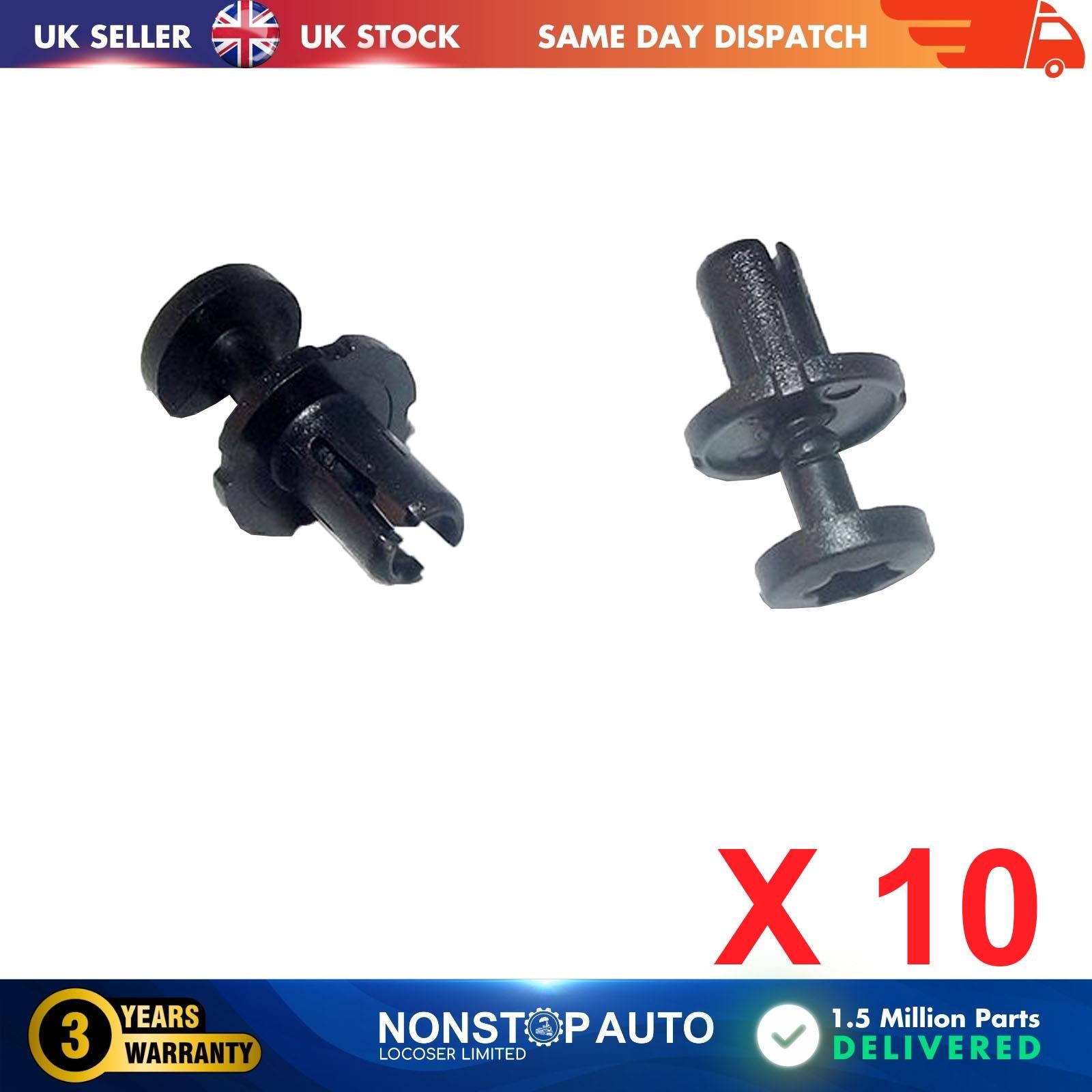 10X Body Trim Interior Clips For RENAULT Modus Grand Modus Laguna