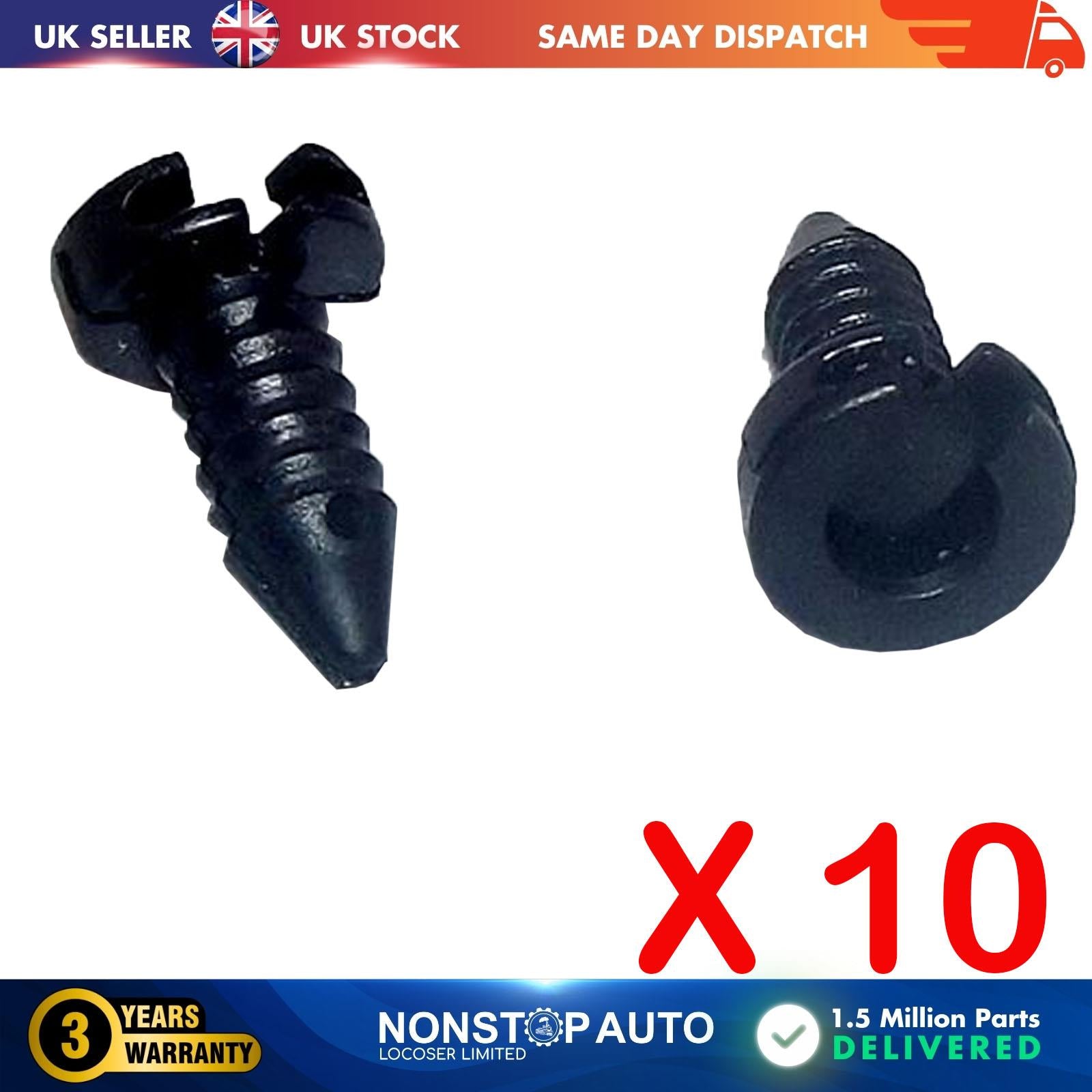 10X  Door Trim Panel Moulding Retainer Clips For LAND ROVER MWC9134