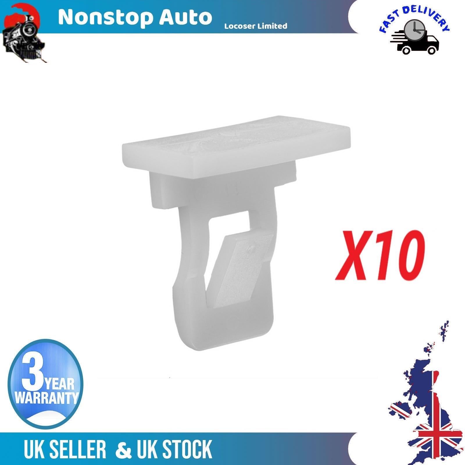 10X Front & Rear Bumper Retainer Clips For TOYOTA 76853-10010