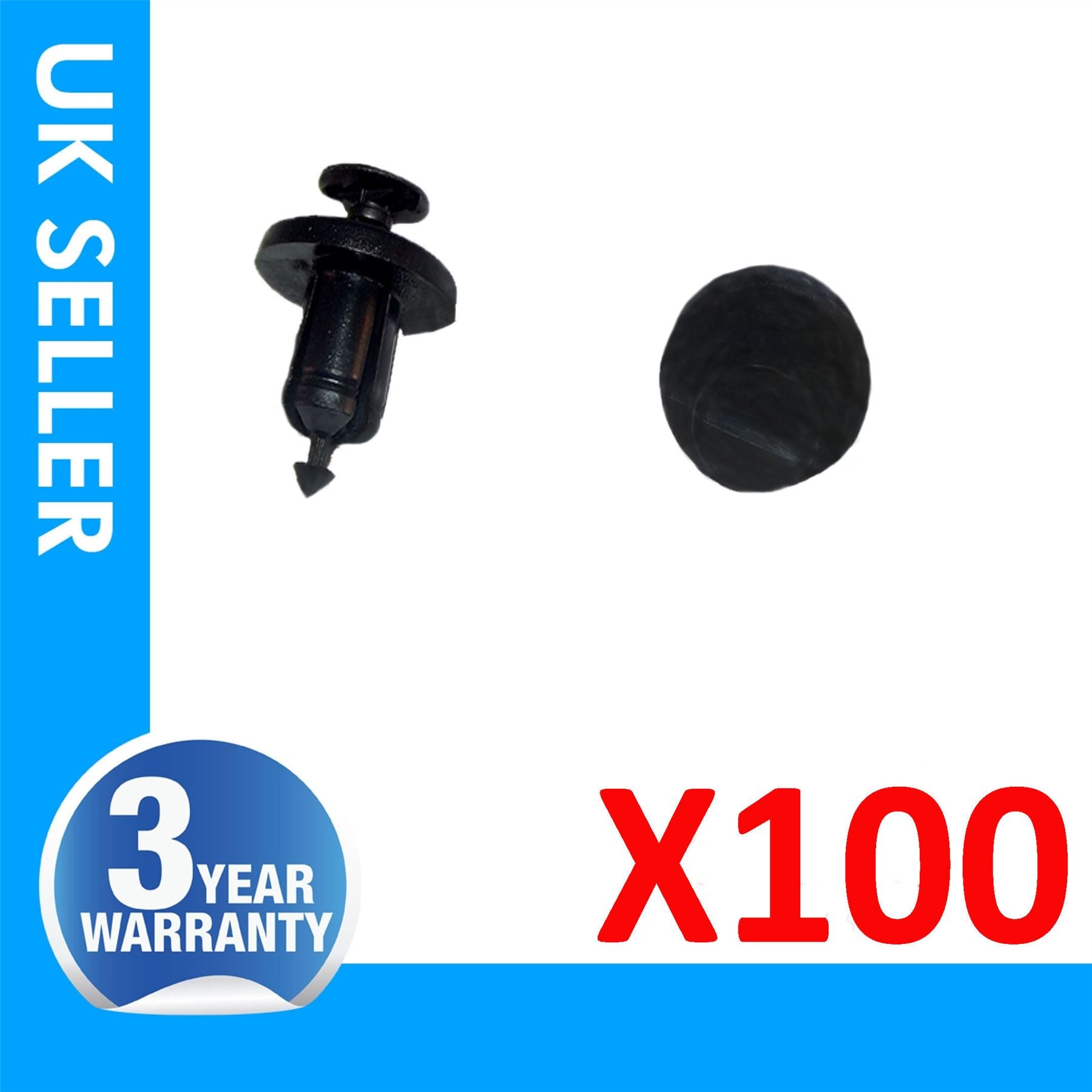 100X Fits Nissan Micra Mk3 Quashquai +2 MK1 Bumper Grill Wheel Arch Panel Clips
