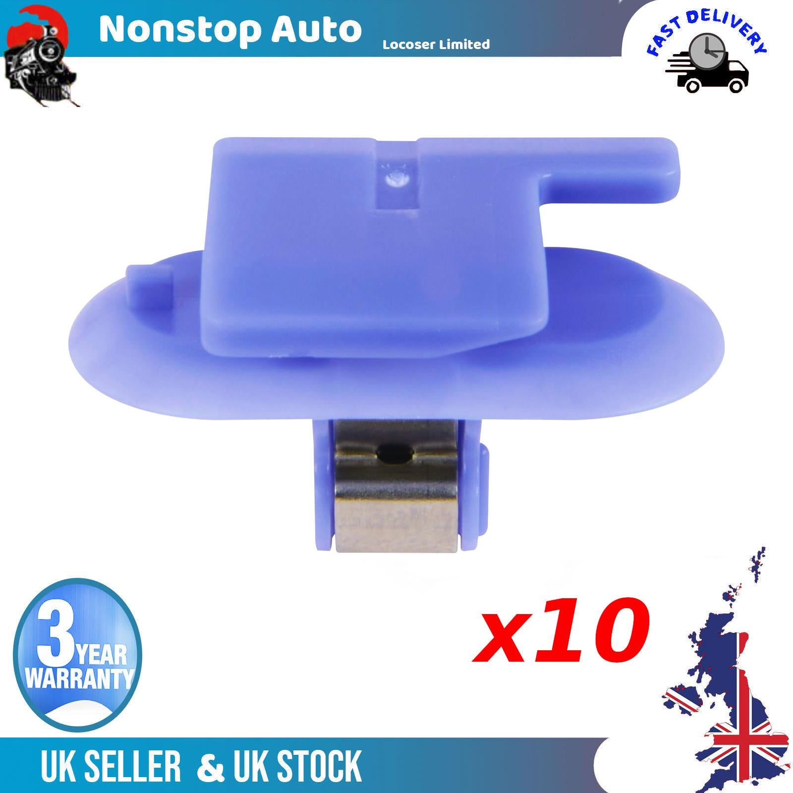 10X For Renault Clio IV V Megane III Tailgate Door Moulding Panel Clips 24405740