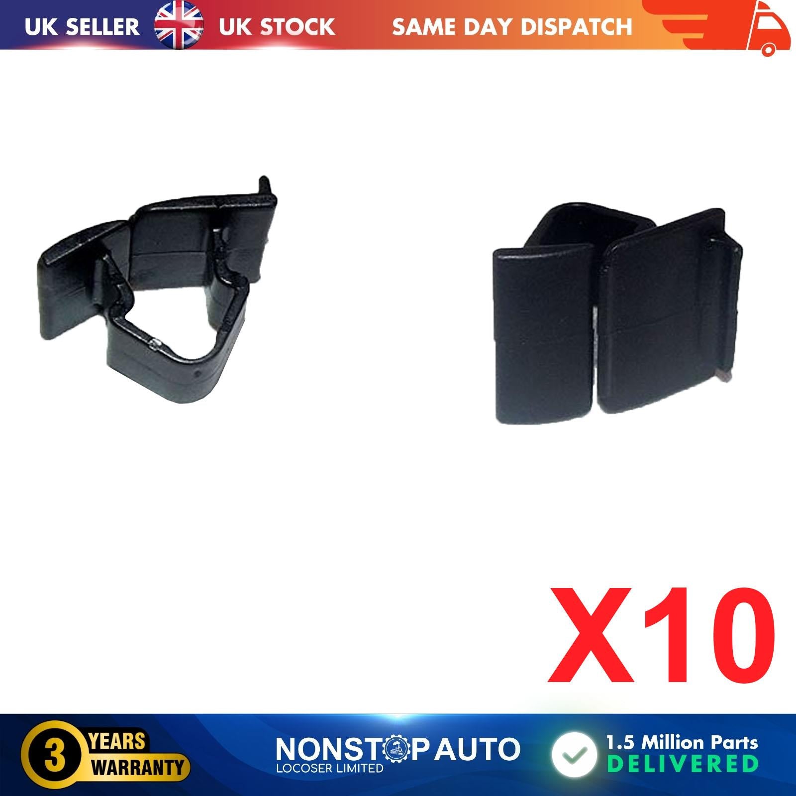 10X For ALFA ROMEO Hood Bonnet Isolator Panel Trim Clips