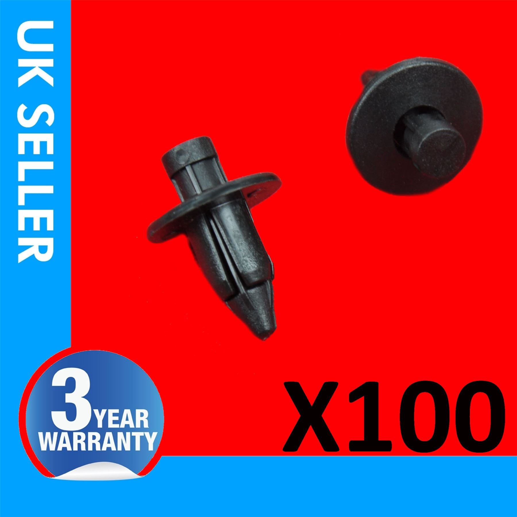 100X For Toyota Hyundai Side Moulding Panel Clips 094090730