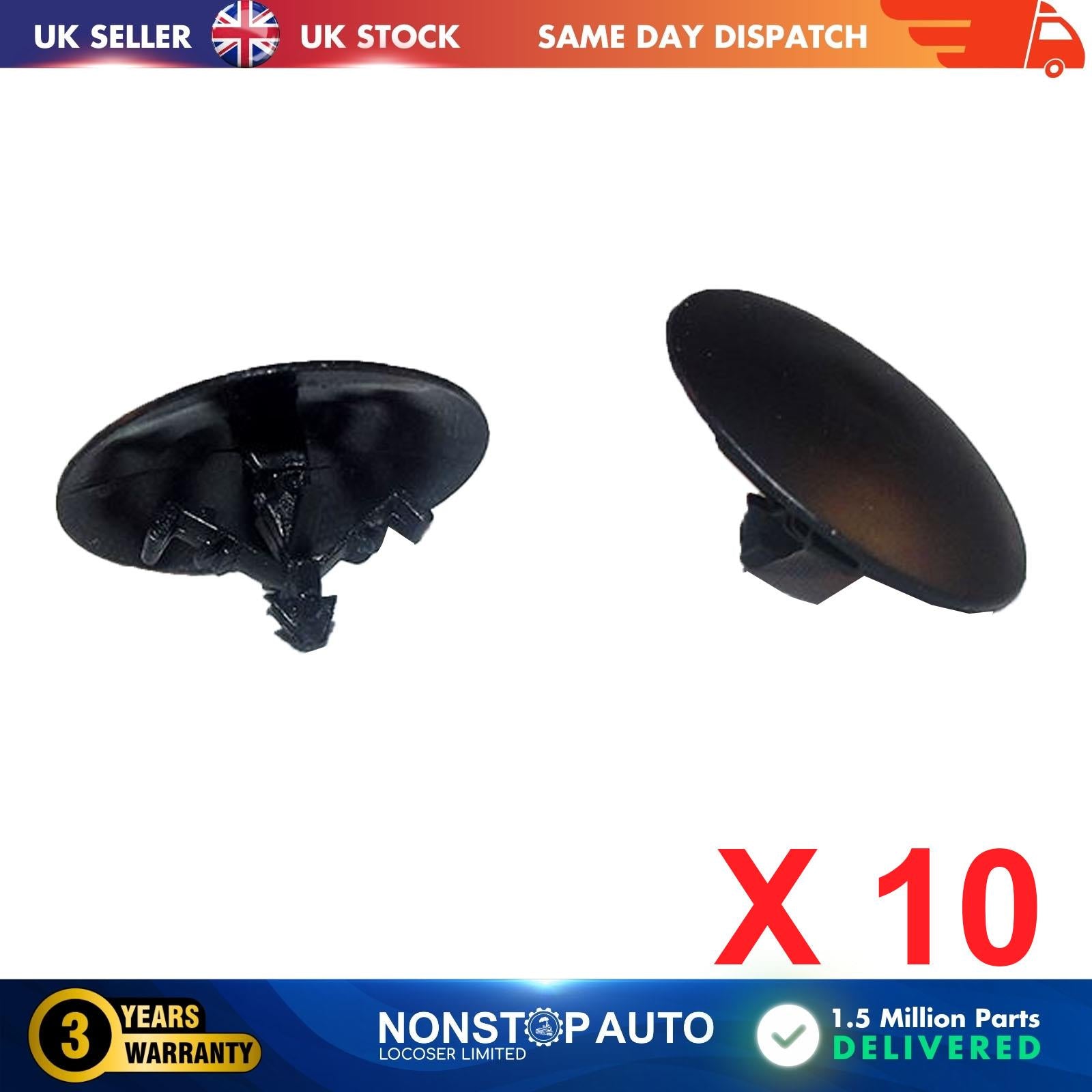 10X Hood Insulation Retainer Clips For HONDA ACURA 91501-S1K-003, 91501-STK-003