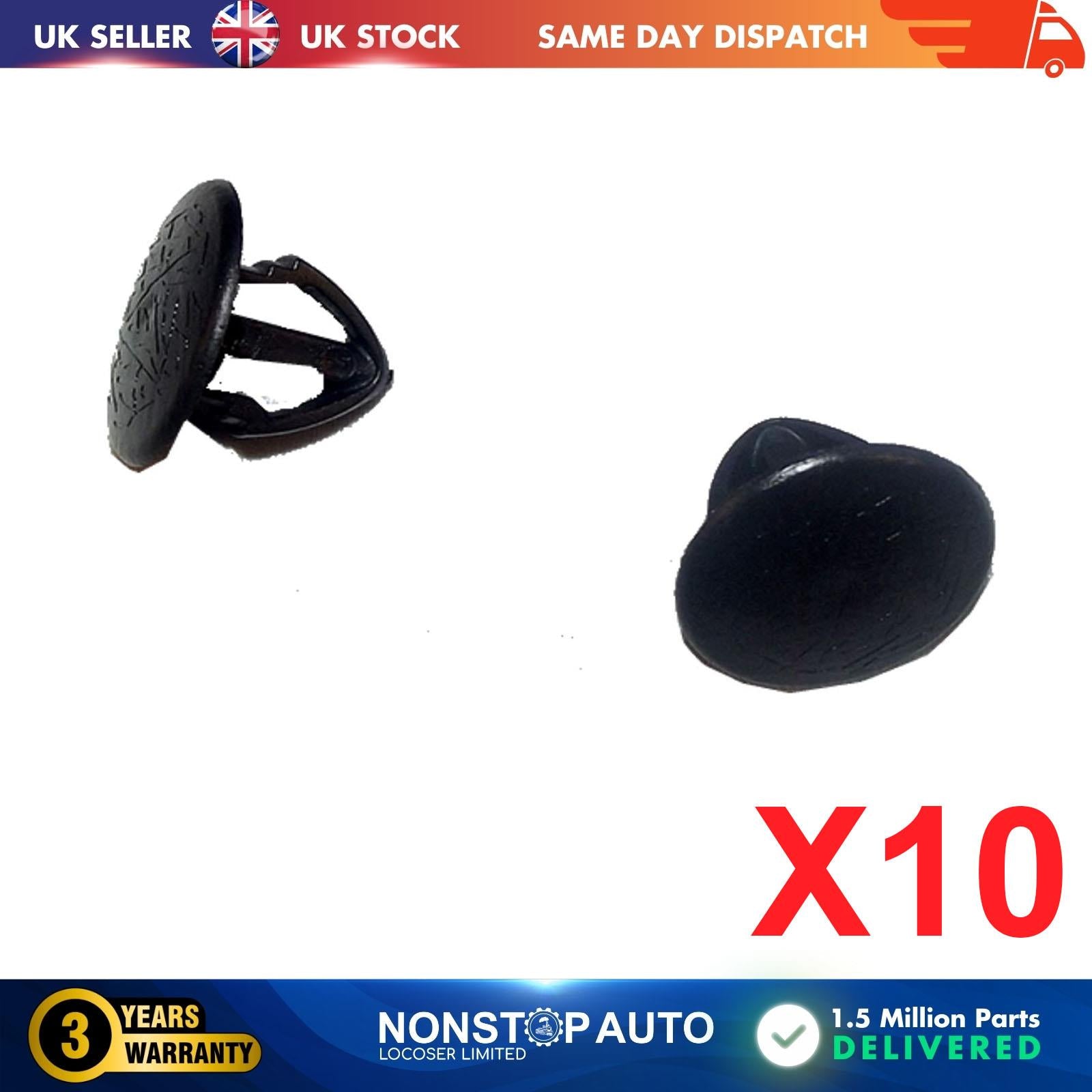 10X Door Carpet Floor Panel Bumper Trim Clips For FORD 1480335