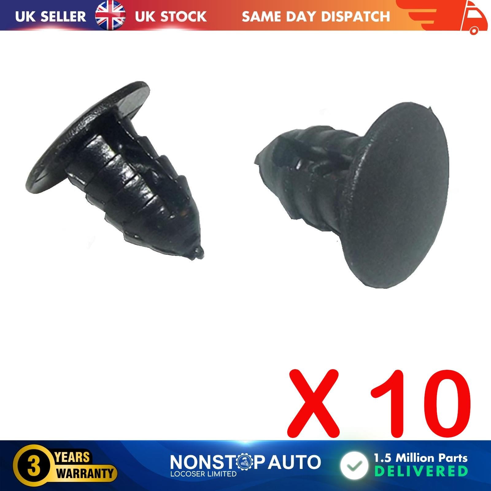 10X Door Trim Panel Retainer Clips For FIAT 42922906