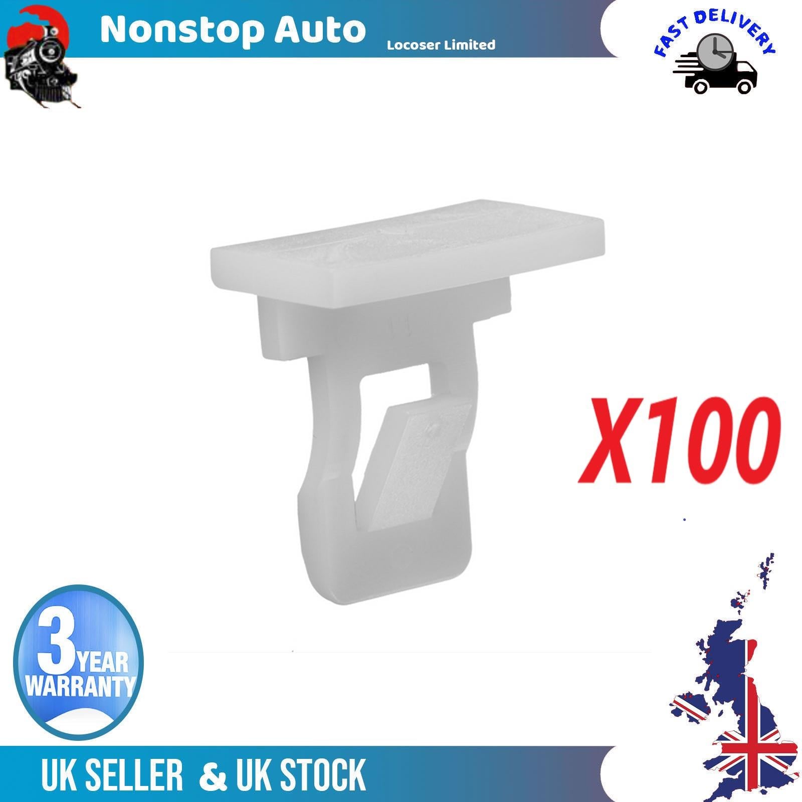 100X Front & Rear Bumper Retainer Clips For TOYOTA 76853-10010