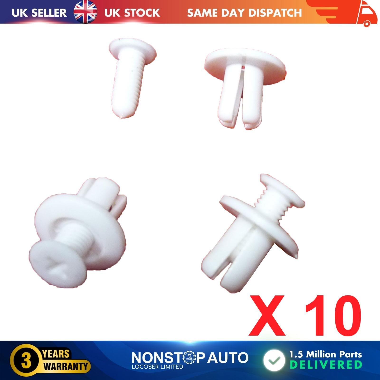 10X Bumper Fender Front Grill Clips For KIA K2500 K2700 K2900 Joice Clarus