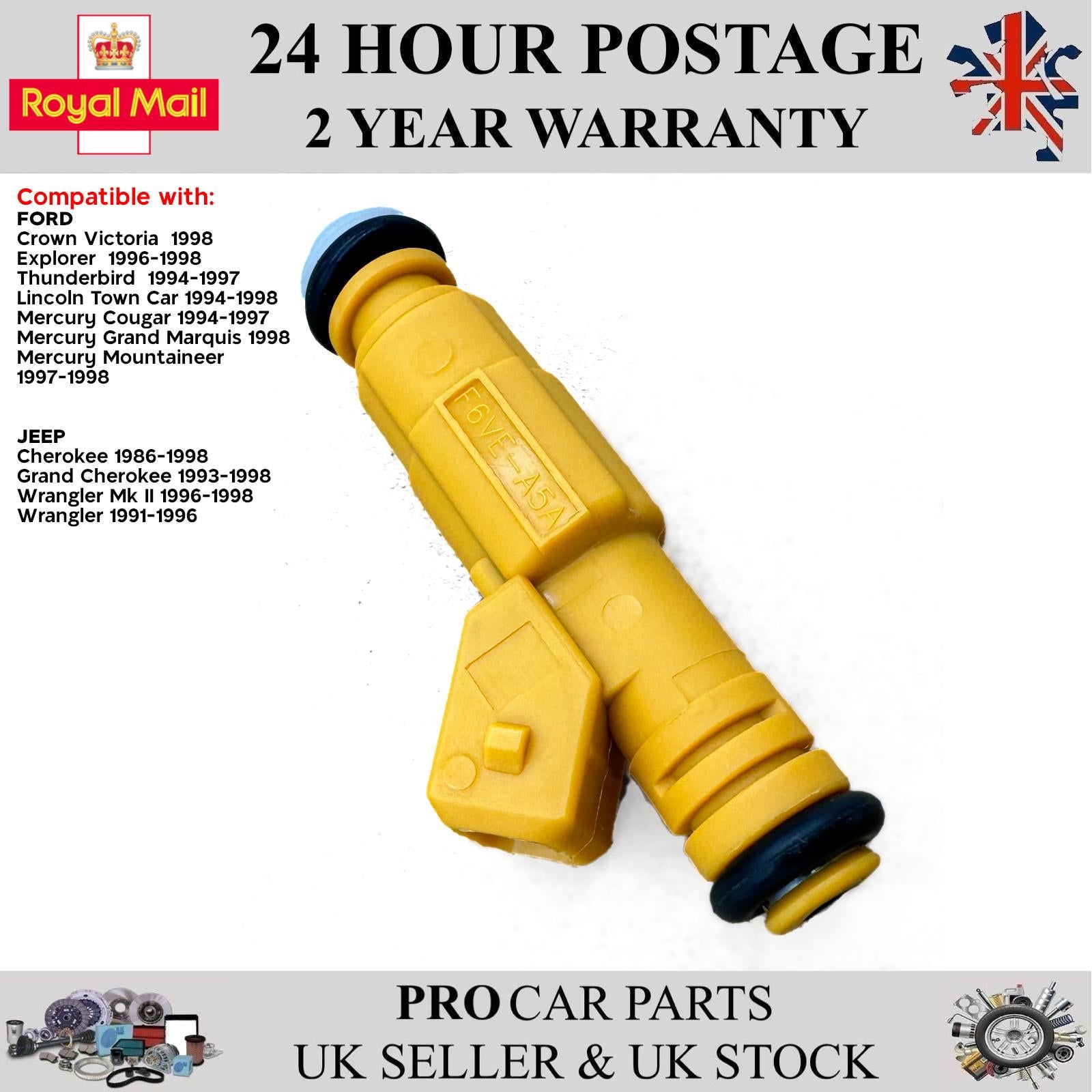 Fuel Injector For FORD Mercury JEEP Cherokee Comanche Wrangler Grand Cherokee