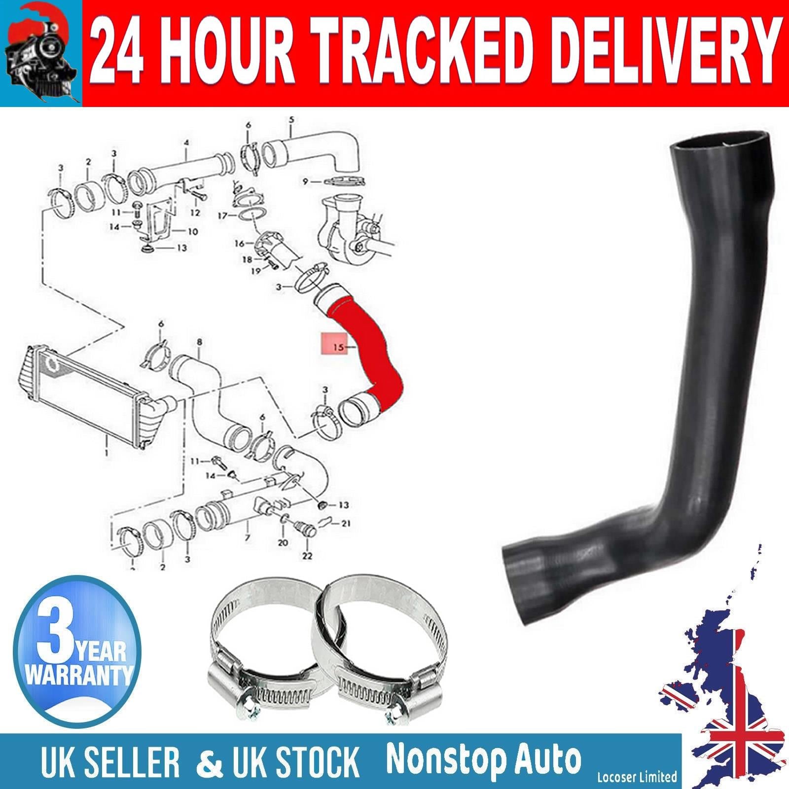TURBO INTERCOOLER TURBO HOSE PIPE FOR  VW LT 28-35 28-46  2.8 TDI  2D0145856C